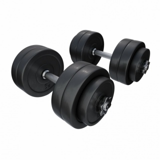 2x15 kg Zestaw Hantli Bitumicznych