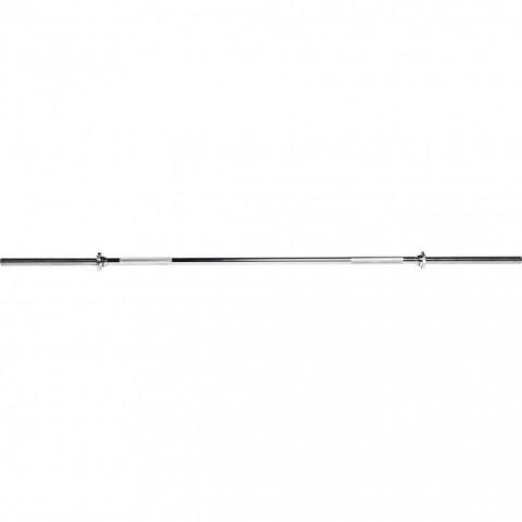 Gryf długi prosty 30mm 200cm z zaciskiem gwiazdowym chromowany