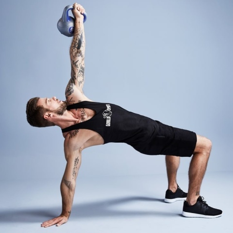 Kettlebell Winylowe kontrast 16kg