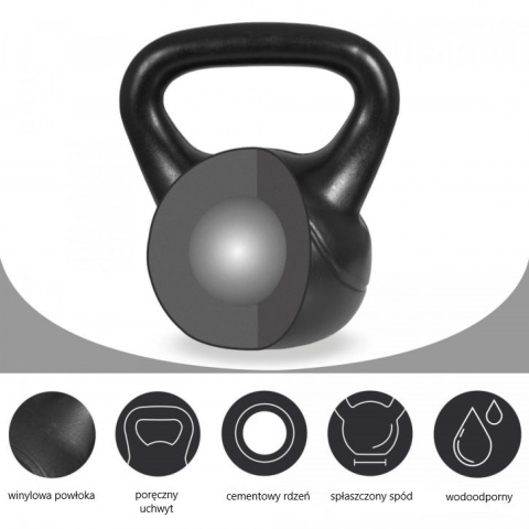 Kettlebell winylowy 5kg