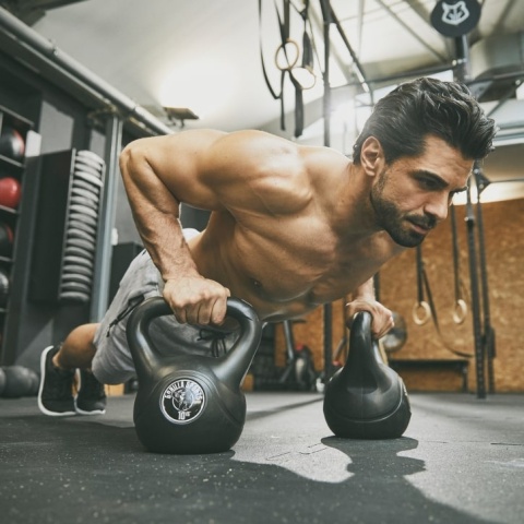 Kettlebell winylowy 5kg