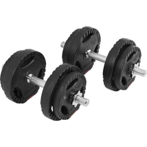 2x10 kg Zestaw hantli winylowych Gripper