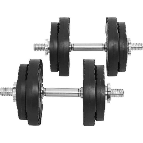 2x10 kg Zestaw hantli winylowych Gripper
