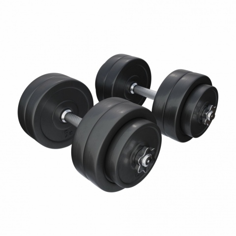 2x15 kg Zestaw Hantli Bitumicznych