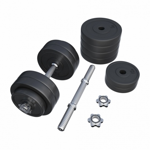 2x15 kg Zestaw Hantli Bitumicznych