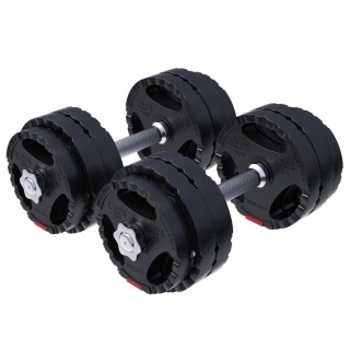 2x15 kg Zestaw Hantli Grip bitumiczny