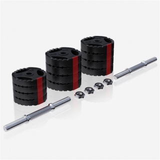 2x15 kg Zestaw Hantli Grip bitumiczny