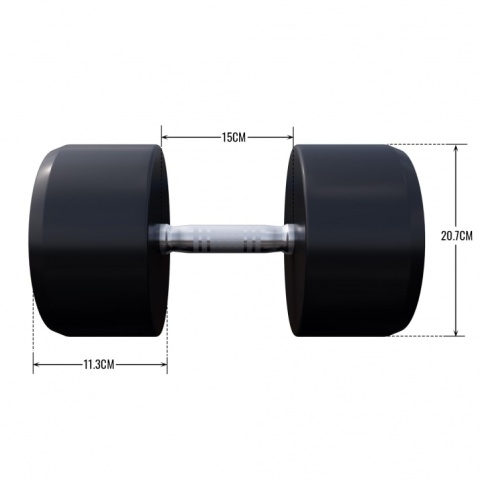 40kg Hantla Stała Profesjonalna