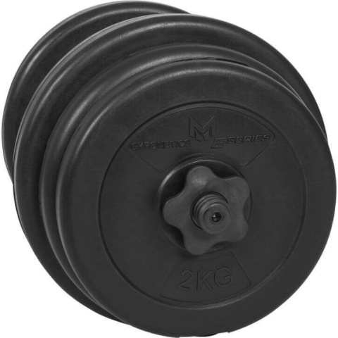 E-Series zestaw hantli krótkich 25mm winylowy 20kg