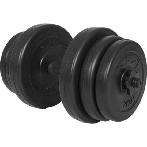E-Series zestaw hantli krótkich 25mm winylowy 20kg