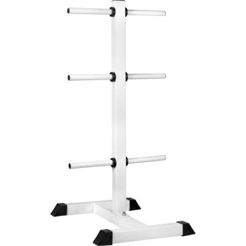 Stojak na obciążenia biały, 117 cm