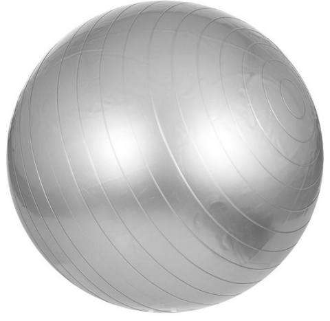 55cm Szara Piłka Gimnastyczna