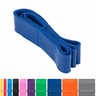 Guma oporowa do ćwiczeń Power Band 27 - 68 kg (granatowa)