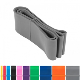Guma oporowa do ćwiczeń Power Band 36 - 90 kg (szara)