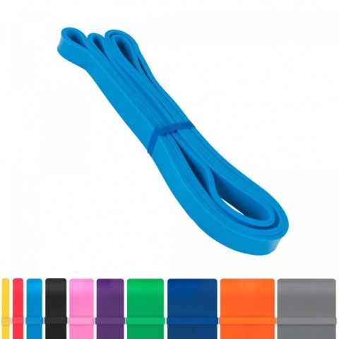 Guma oporowa do ćwiczeń Power Band 4 - 27 kg (niebieska)