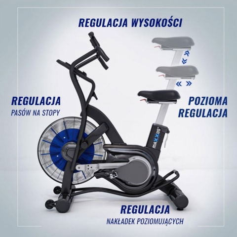 Rower stacjonarny AirBike 90 PRO