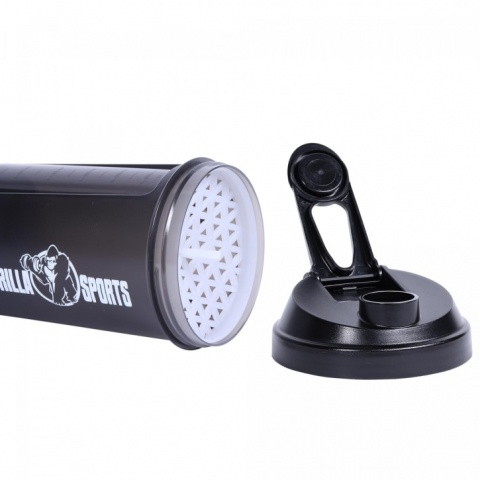 Shaker 500ml czarny z przegrodą