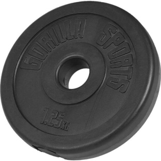 Zestaw 4 x 5 kg, 2 x 2.5 kg, 2 x 1.25 kg obciążęnia bitumiczne 30mm
