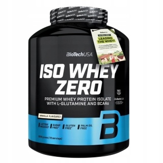BioTech USA Iso Whey Zero białko o smaku kokosowym 1816 g