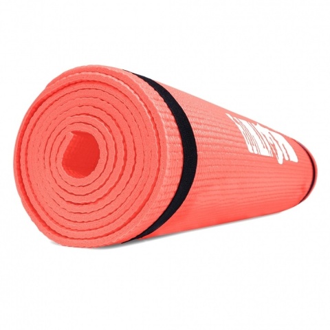 Mata do jogi PVC Gorilla Sports koralowa czerwień