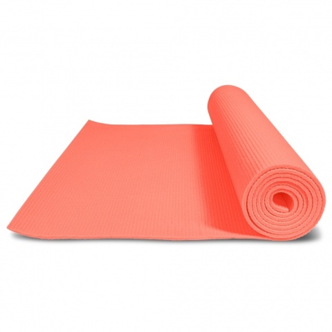 Mata do jogi PVC Gorilla Sports koralowa czerwień