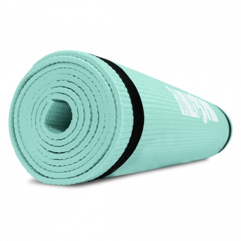 Mata do jogi PVC Gorilla Sports śnieżny błękit