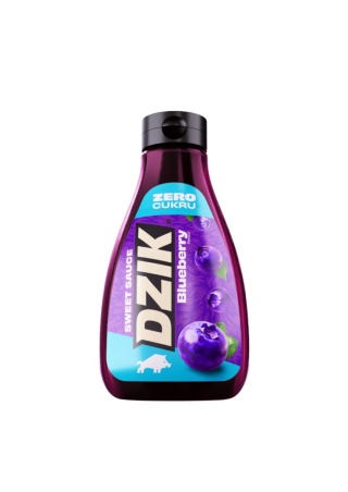 WK DZIK Sos Zero Blueberry jagodowy 425 ml
